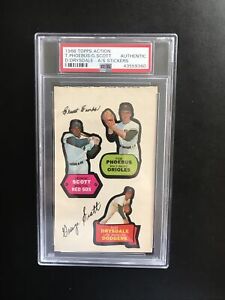 1968 TOPPS PSA A DON DRYSDALE ACTION ALL-STAR STICKERS— SHARP💥*** (wph)