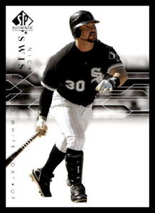 2008 SP Authentic 61 Nick Swisher   Chicago White Sox  Baseball Card