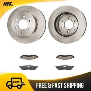For Dodge Dakota Durango 2000-2002 Front Disc Brake Rotors + Ceramic Pads - Bild 1 von 14