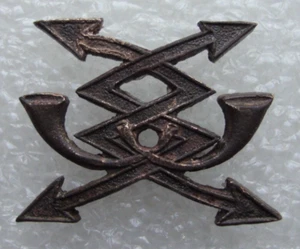 Russian Empire Post & Telegraph Office 1885-1917 Gorget Patches Badge Emblem Vk - Bild 1 von 8