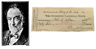 J. King McLanahan Hollidaysburg P.A. Chèque Banque Nationale Citizens 1901