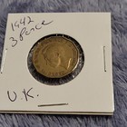 1942 Three Pence United Kingdom 🇬🇧 King George VI Coin World War II