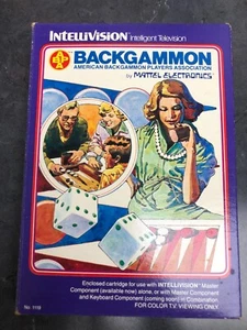 Vintage Backgammon Mattel Intellivision 1119 - Bild 1 von 2