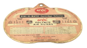 Original Vintage 1960 Wix Polymite Selector Chart ~ Parts Application Manual - Picture 1 of 1