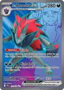 N's Zoroark ex 175/159 SV Journey Together Ultra Rare Pokemon NM - Picture 1 of 1