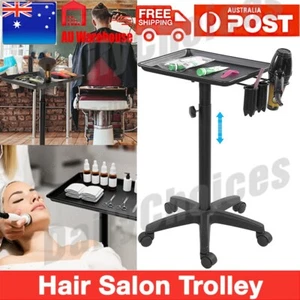 Hair Salon Trolley Rolling Salon Spa Trolley Hair Coloring Tattoo Tool Cart AU - Picture 1 of 11