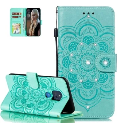 For Motorola Moto G Power G Play 2021 Flip Wallet Card Holder Leather Case Cover - Image 1 of 4