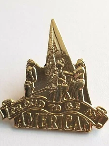 PIN CONMEMORATIVO DE IZAR BANDERA "ORGULLOSO DE SER AMERICANO" 11/09/01 - Imagen 1 de 1