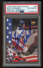 Buzz Schneider #29 Signature Rookies Miracle On Ice signed autograph PSA Slabbed