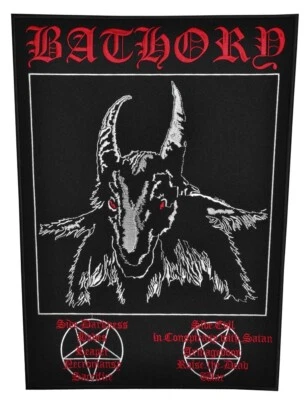 Bathory Side Evil Reaper Sacrifice Back Patch | Swedish Black Metal Band Logo - Image 1 of 3
