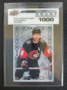 Claude Giroux 2023-24 Upper Deck Population Count 1000 Card #PC-29