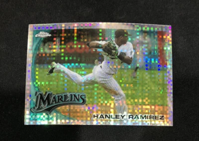 Hanley Ramirez 2010 Topps Chrome X-fractor #153 Florida Marlins - Image 1 of 2