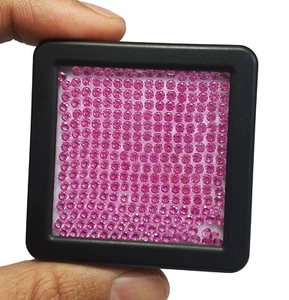 50 Pcs Flawless Ceylon Pink Sapphire Round Diamond Cut Lot Loose Gemstone 2.50MM - Picture 1 of 11