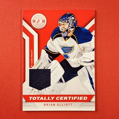 5-06-14 PWE-THICK 2013-14 totally certified jersey #tc-be brian elliott (230) - Image 1 of 2