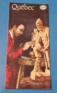 1973 Esso Road Map of Quebec - Picture 1 of 2