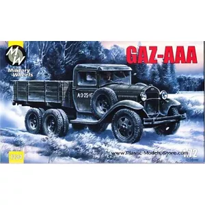 Military Wheels 7234 - 1/72 - GAZ-AAA WWII Soviet Light Truck Plastic Model Kit - Picture 1 of 9