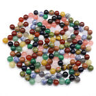 100pcs Wholesale Assorted Natural Stone Round Ball Shape No Hole Beads 12mm