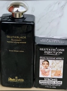 Abebi white GlutaBlack Snow White Body Lotion & Exfoliating soap effective ๐ - Picture 1 of 1
