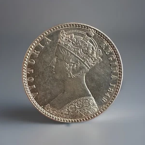 VICTORIA 1849 SILVER GODLESS FLORIN UNC Or Nearly. - Picture 1 of 2