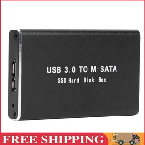 Mini-USB-3.0-SSD-Festplatte zu mSATA-Festplattengehäuse, externes Festplatten-SS - Afbeelding 1 van 11