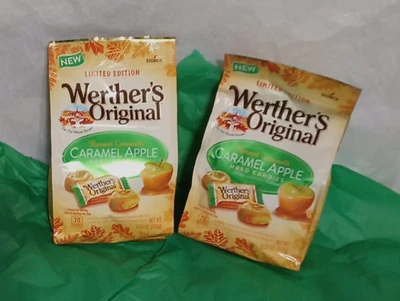 Werther's Wrapped Carmel Apple Hard Candies 2pk 8.57 oz Limited Edition