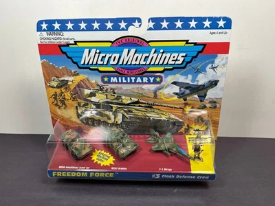 Micro Machines Military Freedom Force #3 CLASH DEFENSE CREW Conjunto 7000 1995 Galoob - Imagem 1 de 4