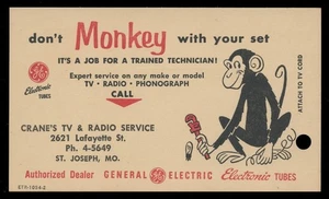 ADVERTISING/POSTAL HISTORY - GENERAL ELECTRIC AD ETR-1054-2 ON UX38 - Picture 1 of 3