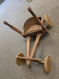 Altes Oldtimer Holzauto - Bild 1 von 2