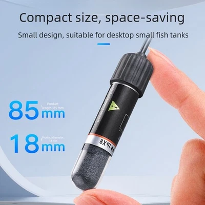 USB Aquarium Heizung 8 5cm Automatisch 26 Grad Temperatur für kleine Aquarien - Bild 1 von 4