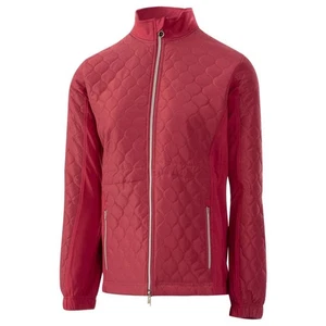 Chaqueta de golf acolchada Island Green para dama en rosa oscuro - talla mediana 40" pecho - Imagen 1 de 2