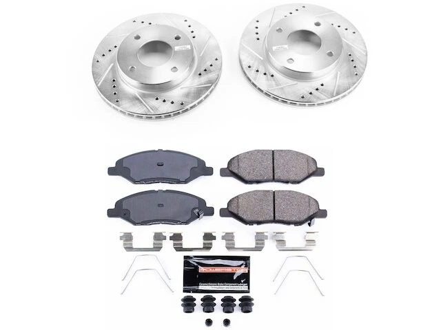 Kit de pastillas de freno delanteras y rotor para Nissan Versa 2009-2011 1,6 L 4 cilindros 2010 NP919YD Foto 1 de 1