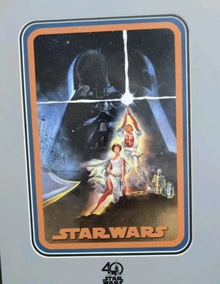 Disney Star Wars 40 Aniversario Estampado Mate 14"×18" Foto 1 de 3