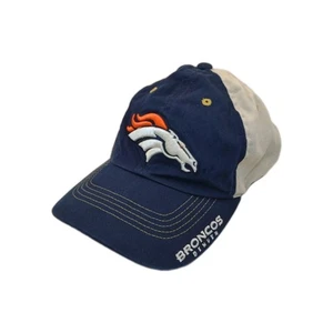 Gorra Denver Broncos NFL Fútbol Azul Marino Beige Logo Ajustable Bordado - Imagen 1 de 12