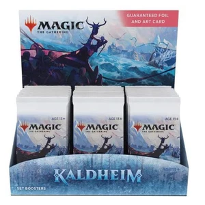 Magic The Gathering Kaldheim Set Booster Box MTG Sigillato Wizards of the Coast - Foto 1 di 1