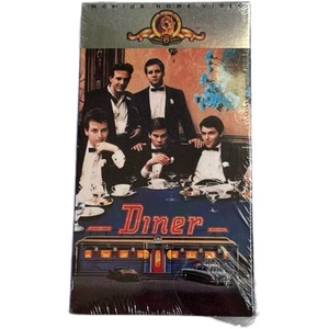 Diner VHS Sealed 1982 Steve Guttenberg Kevin Bacon Rourke MGM UA Video - Picture 1 of 4
