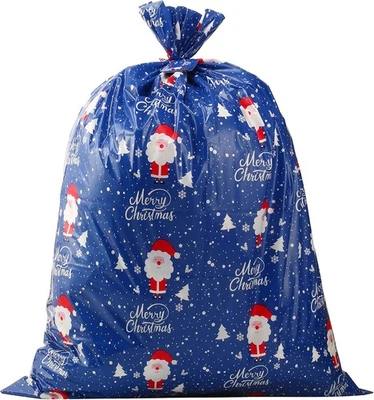 Sacos de Navidad de Papá Noel para bolsa de regalo de gran tamaño Jumbo bolsa de regalo (36"x44")  Foto 1 de 4
