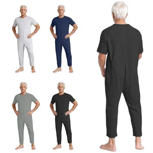 Männer Nachtwäsche Akupunktur Overall Design Alltagskleidung Anti-Streifen - Picture 1 of 56