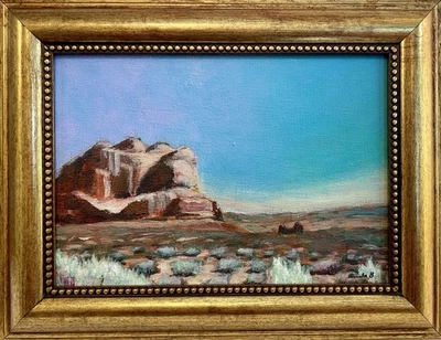 Арки национальный парк Моав Юта картина | Красная скала пустыни пейзаж искусства - Изображение 1 из 4