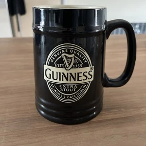 Large Guinness Pint Mug 13.5cm Tall X 10.5cm Diameter At The Bottom. - Picture 1 of 2