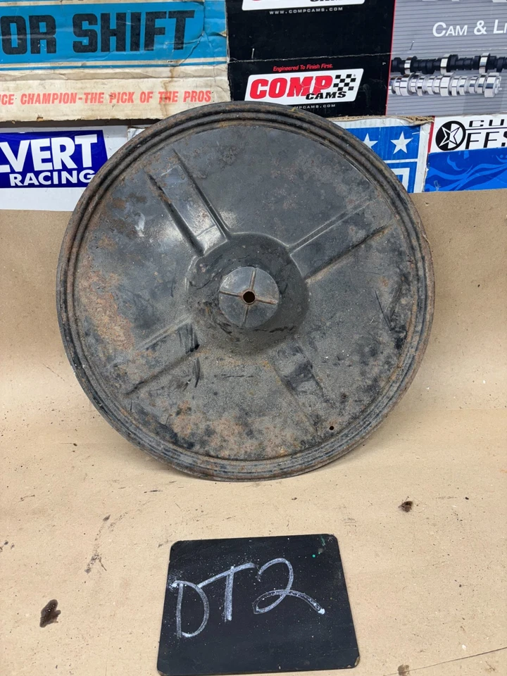 1962 1961 62 61 1963 64 65 Cadillac neumático de repuesto cubierta de llanta tapa estampada O Foto 1 de 4