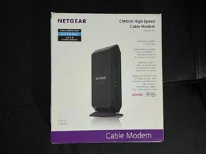 NETGEAR CM600 DOCSIS 3.0 Cable Modem Cox Comcast Spectrum Xfinity Excellent - Afbeelding 1 van 1