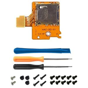 3X(Micro- Card Slot Board Replacement Repair Kit Repair Parts for  Switch3046