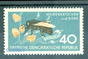 1959 European honey bee/goat willow/Salix,Nature Protection,Germany DDR,692,MNH - Picture 1 of 1