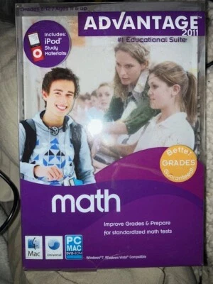 Math Advantage 2011 (Mac and Windows, 2011) *new,sealed* - Image 1 of 2
