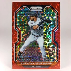 Panini Prizm 2021 círculos de rosquilla roja Prizm Anthony Santander #132 SN 26/99 - Imagen 1 de 2