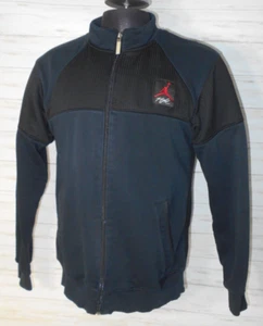 Vtg. Nike Jordan Flight Full Zip Warm Up Fleece Jacket Men’s M Black 507982-010 - Picture 1 of 15