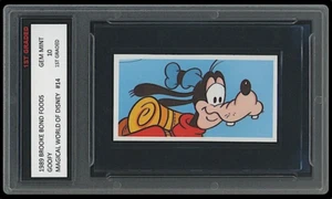 Goofy 1989 Brooke Bond Foods 1st Graded 10 Magical World Of Disney Card #14 - Picture 1 of 2
