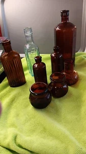 collection of antique bottles of various types bottles from 1900 t0 1923 - Picture 1 of 7