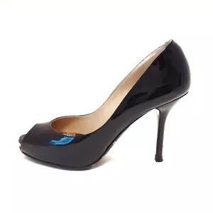 Auth DOLCE&GABBANA - Black Patent Leather Women's Pumps - Picture 1 of 6