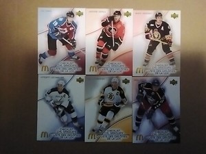 2005/06 UD Mccdonald's CHL Graduates Set #1-6 - Sakic / Iginla & More
